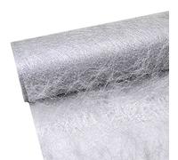 Deko AS GmbH Ruban de Table Argent 60 cm Rouleau 25 m 60 003 sizo Flor de r