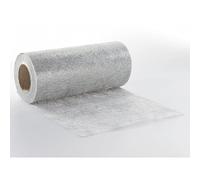 Deko AS GmbH sizo Flor Table Rouleau de Bande Argent 20 cm 25 mètres 60 003 de r