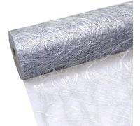 Deko AS GmbH Sizoweb 64 003-R Chemin de Table argenté de 30 cm Rouleau de 25 m