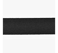 Deko AS GmbH Taffetas Ruban sans Fil - Noir - 25 mm - Rouleau 50 m - 8391 de 25 R 025