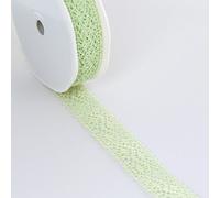 Deko As haekel de Dentelle - 22 mm - 10 m - Lindgruen