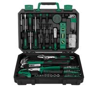 DEKO Boîte à outils 100 pièces Vert