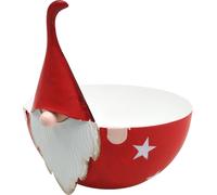 Deko bol lutin de Noël Père Noël rouge et blanc métal Ø14cm H16cm Avent Deko