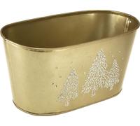Deko Coupe Or Sapin Pot à plantes Noël 24cm