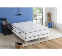 DEKO DREAM Détente 24 cm Ensemble sommier + matelas 180 x 200 cm - ressorts ensachés - 7 zones - réversible - fabriqué en Belgique