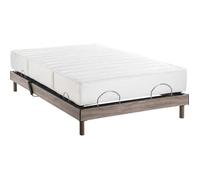 Ensemble matelas roulé+sommier relaxation électrique ERGO 6 Physiomax - 140x200 cm - Matelas ressorts ensachés