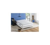 DEKO DREAM Ensemble Matelas + sommier 160 x 200 - Ressorts - 24 cm - 5 Zones - Equilibré - DETENTE