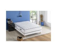 DEKO DREAM ENSEMBLE MATELAS + SOMMIER DÉTENTE 140X200CM - RESSORTS - 7 ZONES - 24CM - EQUILIBRÉ