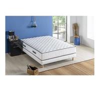 DEKO DREAM Ensemble Matelas + sommier Détente 140x200cm - Ressorts - 7 zones - 24cm - Equilibré G