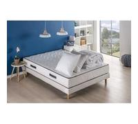 DEKO DREAM RELAX - Pack pret a dormir - Matelas + sommier 160x200 + couette + 2 oreillers G