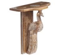 Deko Figur Décoration Murale Bois Marron Boho 38 cm Vintage Orient