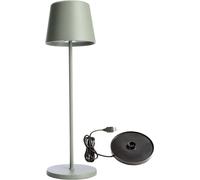 Deko Light 620195 Canis Lampe de poche LED sans fil 3.5 W blanc chaud vert-gris