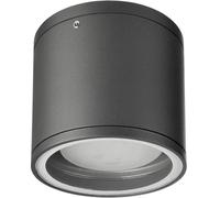 Deko Light 730408 Mob Round I Luminaire de plafond en saillie LED, Ampoule halogène GX53 9 W anthracite