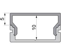 Deko Light 979090 Endkappe H-AU-01-15 Set 2 Stk, Weiß Capuchon dextrémité pour profilé plastique (L x l x H) 21 x 6 x 12 mm 1 pc(s)