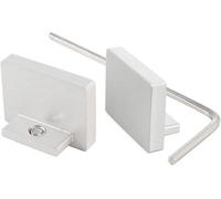 Deko Light 980020 P-AU-10-12 Set dembouts de fermeture aluminium (l x H x P) 8 x 13.60 x 18.20 mm 1 pc(s)