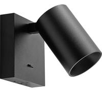 Deko Light Can Tilt eckig USB, 1x 7,5 W GU10, Schwarz 341340 Luminaire mural en saillie GU10 7.5 W noir