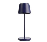 DEKO-LIGHT CANIS MINI Lampe sans fil de table moderne IP65 rechargeable USB lumière tactile dimmable atmosphère table basse bar restaurant (bleu)