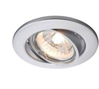 Deko Light Einauring 89 GU10 110035 Anneau encastrable pour plafond LED, Ampoule halogène GU10 35 W blanc