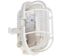 Deko Light Syrma Oval Weiß 401011 Plafonnier extérieur, Applique extérieure blanc