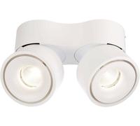 Deko Light Uni II Double Luminaire de plafond en saillie LED LED intégrée 20 W CEE: G (A - G) blanc chaud blanc de sécurité (RAL 9003)