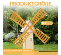 Deko Shop Hannusch Aile Pour Windmühle Windrad Mühlenrad 5 Longueurs 60-120 cm
