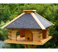 Deko-Shop-Hannusch Mangeoire à Oiseaux avec Toit en crépi