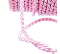 Deko und Band 211008 13-R 008 Corde en acétate Rose Clair 8 mm x 25 m