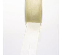 Deko und Band 53736 - Ruban d'organza avec webkante - 38 mm 50 m Col. 40 Champagne - 53736-38-50-40
