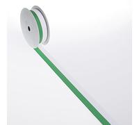 Deko und Band Club - Vert, Blanc - 40 mm x 25 m Ruban - 2436 40 91