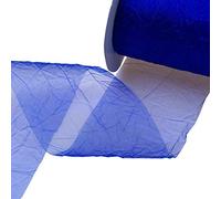 Deko und Band Crash Organza Bleu Roi – Largeur 80 mm – Rôle 20 m – 68080 72 CD-R 80