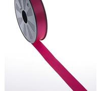 Deko und Band 'en Bande résistant aux intempéries avec Bois - Fuchsia - 25 mm - 91 m Rouleau - 05