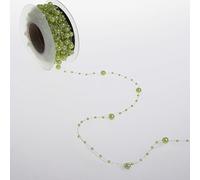 Deko und Band Perle Rouleau de 10 m - Vert Clair - 5 Mm Fil 97651 67 (1,83 €/m)