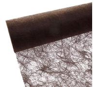 Deko und Band Ruban de Table Chocolat sizo Flor de Marron foncé 7,9 cm Rouleau 50 Mètres 60 021 de r