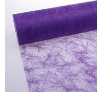 Deko und Band Ruban de Table Lilas sizo Flor 7,9 cm Rouleau 50 Mètres - 60-79-50-038