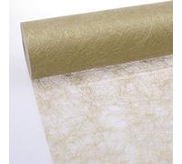 Deko und Band Ruban de Table Or sizo Flor 7,9 cm rôle 50 mètres 60 002 de r