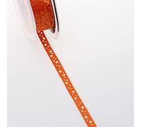 Deko und Band Ruban Satin Trou - Orange - 9 mm - 20 m - 54009 20
