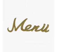 Deko und Band seklebo Frise adhésive Menu Or Brillant - 97016 de 20 R 25 (2,21 €/m)