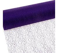 Deko und Band Spiderweb - mesch - Chemin de Table - Chemin de Table - 30 cm - Rouleau 25 m - 67 028 Violet pour r 300