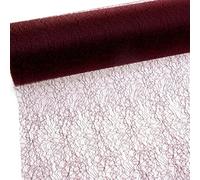 Deko und Band Spiderweb - mesch - Chemin de Table - Chemin de Table Bordeaux - 30 cm - Rouleau 25 m - 67 011 de r 300