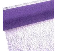 Deko und Band Spiderweb - mesch - Chemin de Table - Chemin de Table Lavande - 30 cm - Rouleau 25 m - 67 006 de r 300