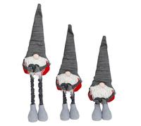 Deko-Wichtel Avec Bonnet Et Pieds Télescopiques 84cm Gnome de Noël Décoration