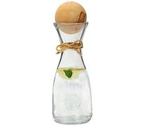 Dekobox Zillertaler Rocco Carafe à eau avec boule de pin XL 1 l
