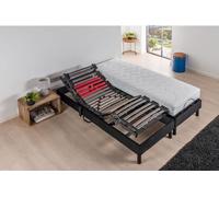 DEKODREAM Ensemble Relaxation Matelas mousse 2x90x200 cm + Sommier TPR electrique