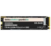 dekoelektropunktde 1 to M.2 NVMe Gen4 Disque SSD Interne Convient pour Acer Aspire 3 A317-53G-74KT, Remplacement Alternatif 2280 PCIe 4.0 x 4