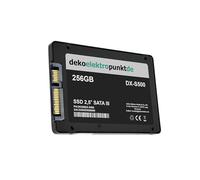 dekoelektropunktde 256 Go Disque Dur SSD Convient pour Sony SVE1711L1E/B SVS15112C5E SVS1511Q9E, Remplacement Alternatif