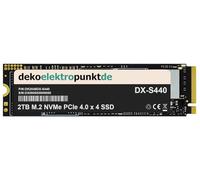 dekoelektropunktde 2To M.2 NVMe Gen4 Disque SSD Interne Convient pour Acer Swift X 14 OLED SFX14-72G-7322, Remplacement Alternatif 2280 PCIe 4.0 x 4