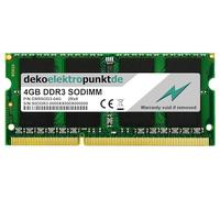dekoelektropunktde 4Go Mémoire RAM Convient pour HP Compaq EliteBook Folio 9480m, 9480 m, DDR3 SODIMM PC3