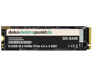 dekoelektropunktde 512 Go M.2 SSD Gen4 Convient pour GMKtec NucBox K12 Mini | dekoelektropunktde NVMe, Pièce compatible, Disque Interne, 2280, PCIe 4.0 x 4