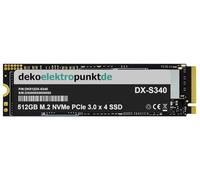 dekoelektropunktde 512Go M.2 NVMe Gen3 Disque SSD Interne Convient pour GIGABYTE B760M E, Remplacement Alternatif 2280 PCIe 3.0 x 4