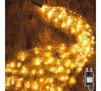 Dekofun Guirlande Lumineuse 2M 400 LED Guirlande avec Prise, Minuterie, Télécommande, 8 Modes Lumières de Noël Étanche Guirlande Lumineuse Cascade pour Sapin de Noël Intérieure Extérieure Décoration